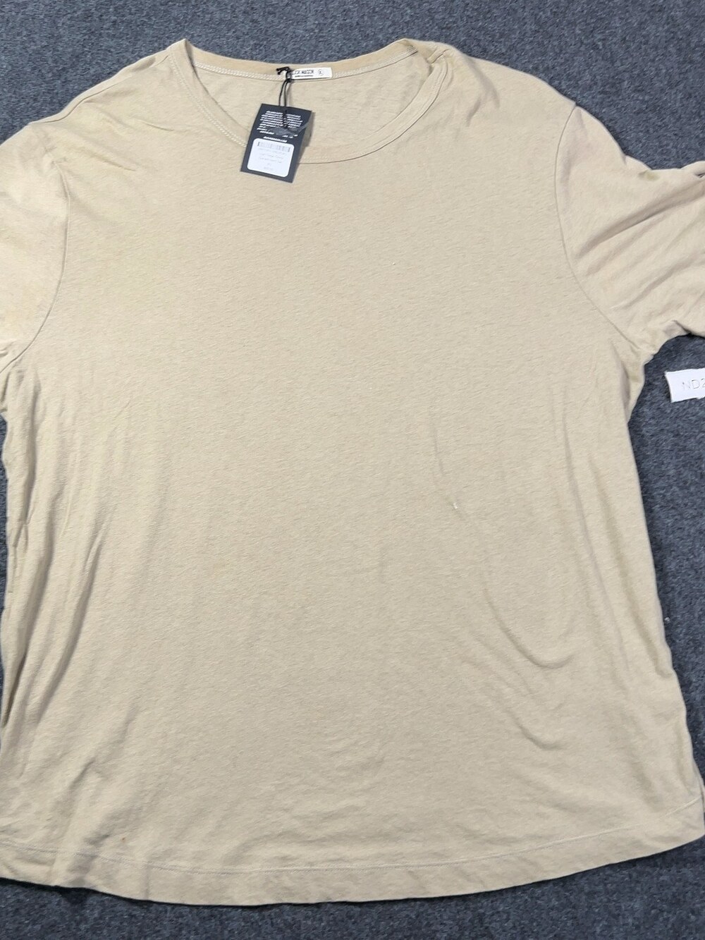 Buck Mason Costa Curved Hem Tee Light Sage Mens XL NWI Msrp55 [ND21]